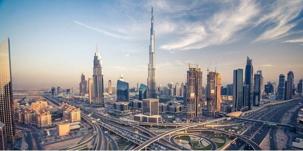 Dubai City Skyline